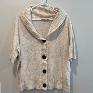 Cato Cream Button-Up Women's Cardigan